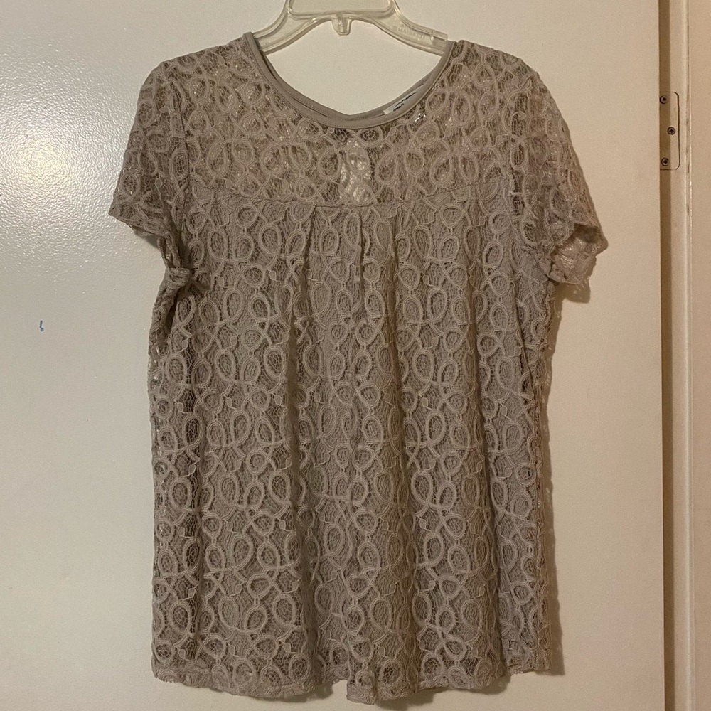 Beautiful beige lace top